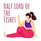 Half lord of fishes social media post mockup