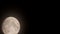 Half Moon Background being Earth`s only permanent natural satellite