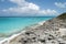 Half Moon Cay Coastline, Waters And Sky