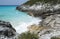 Half Moon Cay Steep Rocky Coastline