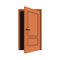 Half-open door, entrance, exit. House doorway, home wooden doorframe, room portal for entering. Entry way to apartment