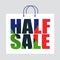 Half sale shopping bag