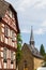 Half-timbered facades of the old town of Limburg