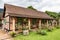 Half-timbered house Casa Siewert of german immigrants in the countryside of Pomerode, Santa Catarina in Brazil