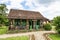 Half-timbered house of german immigrants in the countryside of Pomerode, Santa Catarina in Brazil