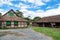 Half-timbered house of german immigrants in the countryside of Pomerode, Santa Catarina in Brazil