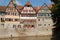 Half-timbered house in Germany Swabia