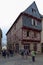 Half-timbered house in the old town of Vannes