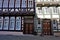 Half-timbered houses with beautiful doors in Hannoversch Muenden