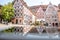 Half-timbered houses in Nurnberg, Germany