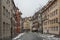 Half-timbered houses in one of the picturesque streets in the historical center of Nuremberg, Bavaria - Germany