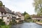 Half timbered houses in Segur-le-Chateau