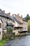 Half timbered houses in Segur-le-Chateau