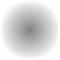 Half-tone dots, circles, dotted element. Sphere, orb or globe distortion speckles. Diffuse radial, radiating bloat, bulge warp.