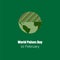 Half world vector with Colorful Grains, isolated on green background. World Pulses Day design concept. suitable for posters, banne