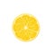 Half yellow lemon