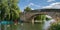 Halfpenny Bridge across the River Thames, at Lechlade, Gloucestershire, England, UK