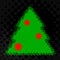 Halftone Christmas tree