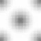 Halftone circles. Abstract dotted texture. Seamless vector back