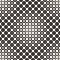 Halftone circles vector seamless pattern. Abstract geometric texture with size gradation of rings. Gradient transition