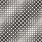 Halftone circles vector seamless pattern. Abstract geometric texture with size gradation of rings. Gradient transition effect back