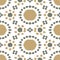 Halftone colorful seamless retro pattern round circle polygon cr