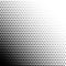 Halftone dots gradient fade digital monochrome pattern