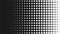 Halftone pattern background, square spot shapes, vintage or retro graphic