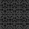 Halftone round black seamless background curve corner square cross lattice