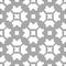 Halftone round black seamless background polygon chain cross square