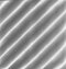 Halftone screen triangle geometric form. Black background. White texture and pattern.paper folding. pleats