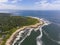 Halibut Point State Park aerial view in Massachusetts, USA