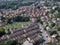 Halifax yorkshire overhead panoramic view of the town