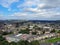 Halifax yorkshire overhead panoramic view of the town
