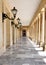 Hall in the castle, the town of Corfu, Greece, Europe