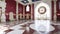 Hall of the Ekiyat Puppet Theater stylized as a fabulous medieval palace in Kazan
