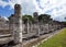 Hall of the Thousand Pillars - Columns at Chichen Itza, Mexico