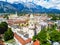 Hall Tirol aerial view