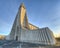 Hallgrimskirkja Cathedral in Reykjavik , Iceland