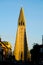 Hallgrimskirkja and Leif Ericsson statue in