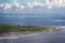 Hallig Hooge, Aerial Photo of the Schleswig-Holstein Wadden Sea National Park