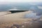 Hallig Suedfall, Aerial Photo of the Schleswig-Holstein Wadden Sea National Park