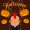 Hallooween and kid cartoon