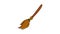 Halloween accessory broom icon animation