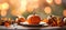 halloween, autumn fall pumpkin table settings, ai