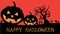 Halloween Background, Halloween pumpkins black shadow