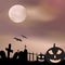 Halloween background vector