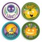 Halloween badges