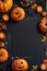 Halloween blank invitation background banner