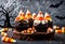 Halloween candy corn chocolate cupcakes